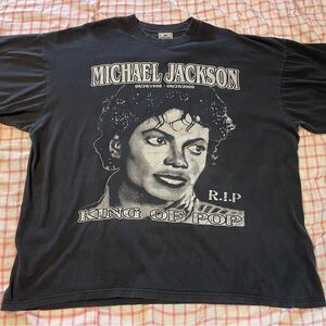 Michael Jackson Tribute Black T-Shirt